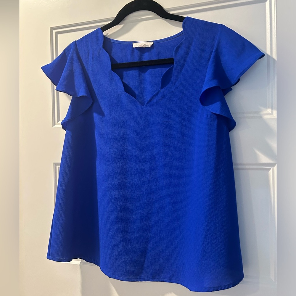 Blue blouse size small